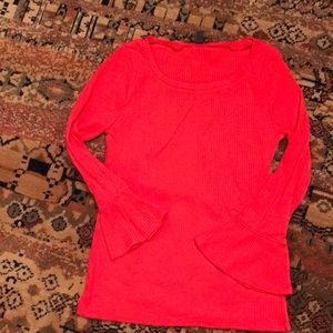 J Crew 3/4 bell sleeve tee size S